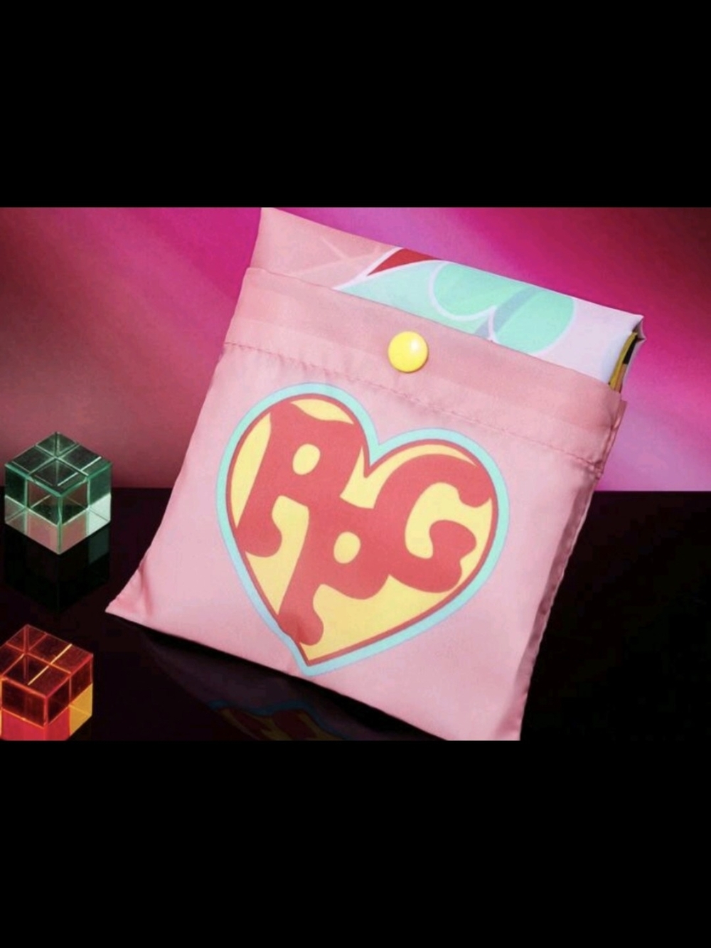 PRICE DROP ๐๐ผ Powerpuff Girls Tote Bag - Pink Yellow Green - Picture 4 of 4